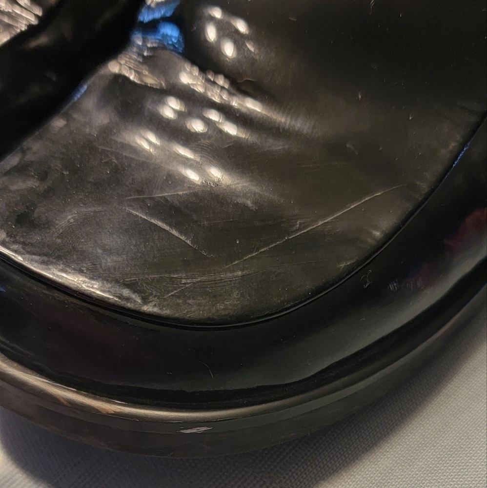 2 pairs for price of 1! Blk Patent leather Franco Sarto loafers/Blk Mary Janes! - Picture 2 of 10